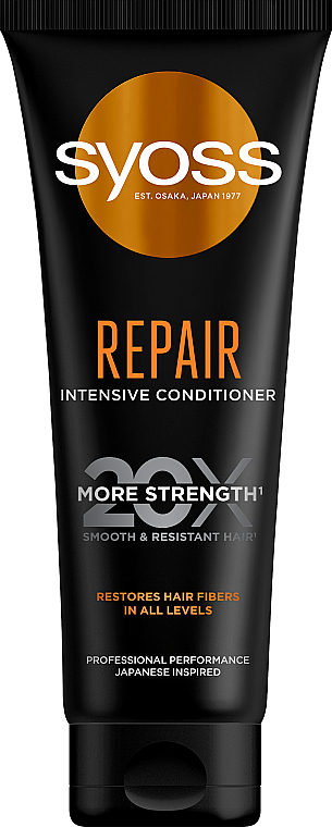 Інтенсивний кондиціонер для сухого й пошкодженого волосся - Syoss Repair Intensive Conditioner — фото N1