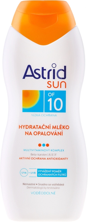 Сонцезахисне зволожувальне молочко SPF 10 - Astrid Sun Moisturizing Suncare Milk — фото N2