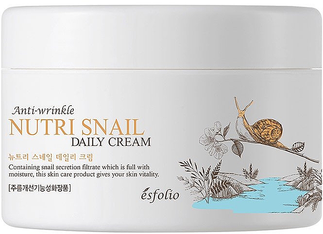 Равликовий живильний крем - Esfolio Nutri Snail Daily Cream — фото N1