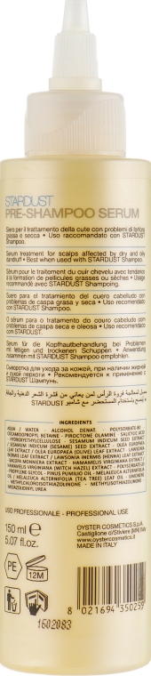 Сироватка проти лупи - Oyster Cosmetics Cutinol Stardust Shampoo — фото N2