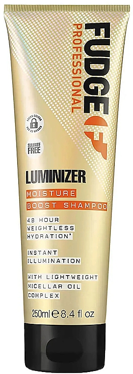 Зволожувальний шампунь для захисту кольору фарбованого й пошкодженого волосся - Fudge Luminizer Moisture Boost Shampoo — фото N1