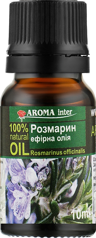 Ефірна олія "Розмарин" - Aroma Inter — фото N1