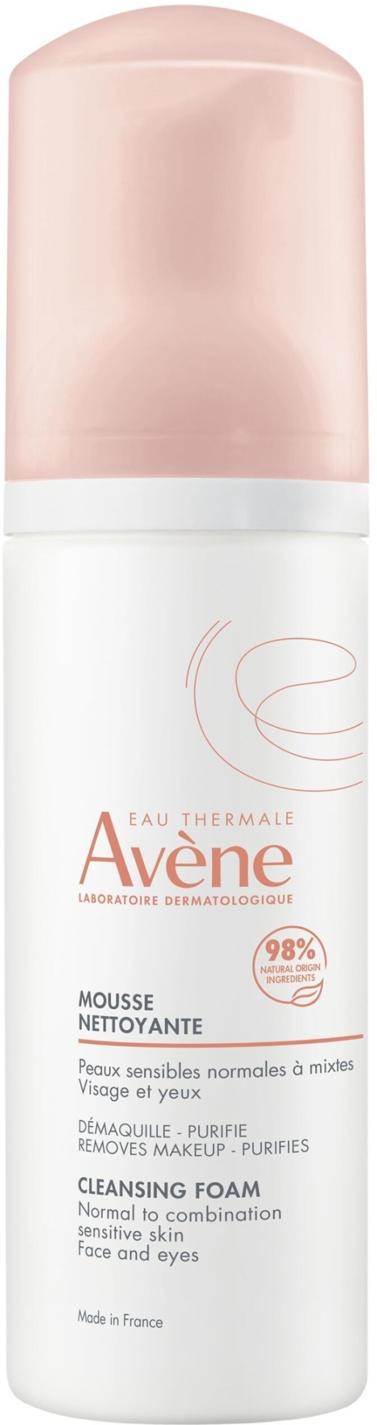 Очищающая пенка-мусс для умывания - Avene Eau Thermale Cleansing Foam — фото 150ml