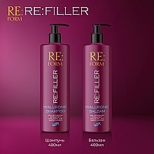 Гіалуроновий шампунь для об'єму і зволоження волосся - Re:form Re:filler Hyaluronic Shampoo — фото N8
