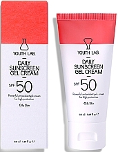 Духи, Парфюмерия, косметика Солнцезащитный гель-крем SPF 50 для жирной кожи лица - Youth Lab. Daily Sunscreen Gel Cream SPF 50