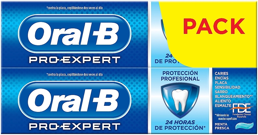 Набір зубних паст - Oral-B Pro-Expert Professional Protection (toothpaste/2x75ml) — фото N1