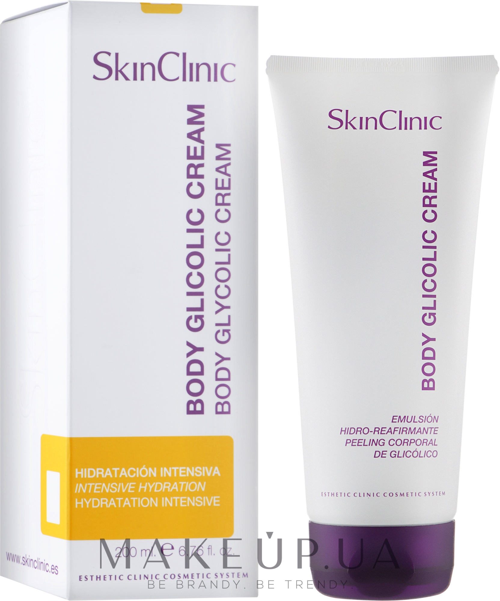 Крем для тіла гліколевий - SkinClinic Body Glicolyc Cream — фото 200ml