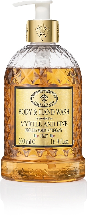 Рідке мило "Мирт і сосна" - Saponificio Artigianale Fiorentino Body & Hand Wash — фото N1