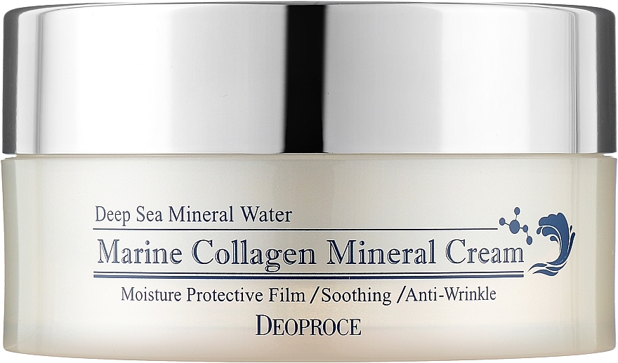 Крем для лица с морским коллагеном - Deoproce Marine Collagen Mineral Cream — фото N1