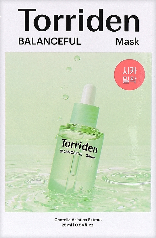 Заспокійлива маска для обличчя - Torriden Balanceful Facial Sheet Mask — фото N1