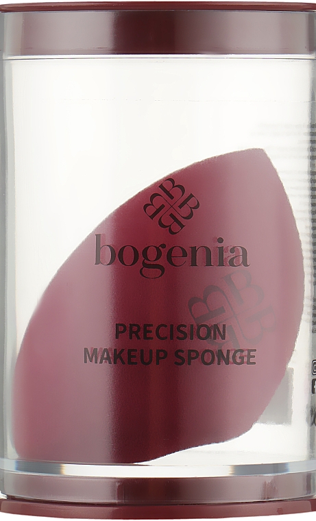 Спонж для макияжа в форме капли, марсала, BG321 - Bogenia  — фото N2