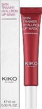 Нічна маска для губ з гіалуроновою кислотою - Kiko Milano Skin Trainer Hyaluron Lip Mask — фото N2
