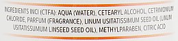 Бальзам-кондиціонер з екстрактом насіння льону - Black Professional Line Lin Exance Hair Conditioner — фото N3