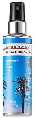 Смягчающий мист для тела "Пляж Санта Моника" - Missha Dare Body Santa Monica Beach — фото N1