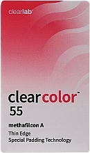 Духи, Парфюмерия, косметика Цветные контактные линзы, голубые, 2 шт - Clearlab Clear Color 55 