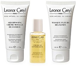 Парфумерія, косметика Дорожній набір для волосся - Leonor Greyl Travel Kit (shm/50ml + oil/25ml + mask/50ml)