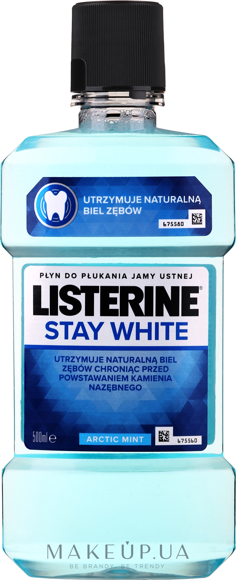 Ополаскиватель для полости рта "Белизна зубов" - Listerine Stay White — фото 500ml