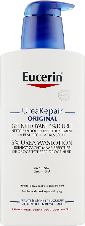 Очищувальний гель для тіла - Eucerin UreaRepair Plus Original Gel Nettoyant 5% — фото N1