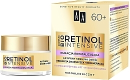 Активный дневной крем "Уменьшение морщин + восстановление" - AA Retinol Intensive 60+ Cream — фото N2