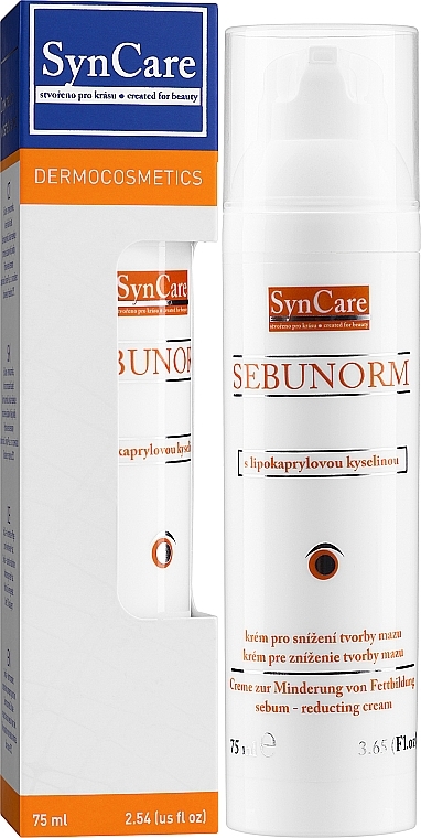 Крем для лица для регуляции работы сальных желез - SynCare Sebunorm Reducting Cream — фото N2