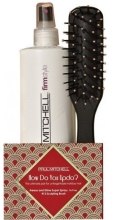 Парфумерія, косметика Набір - Paul Mitchell Firm Style Freeze & Shine with Brush Kit (spray/500ml + brush)