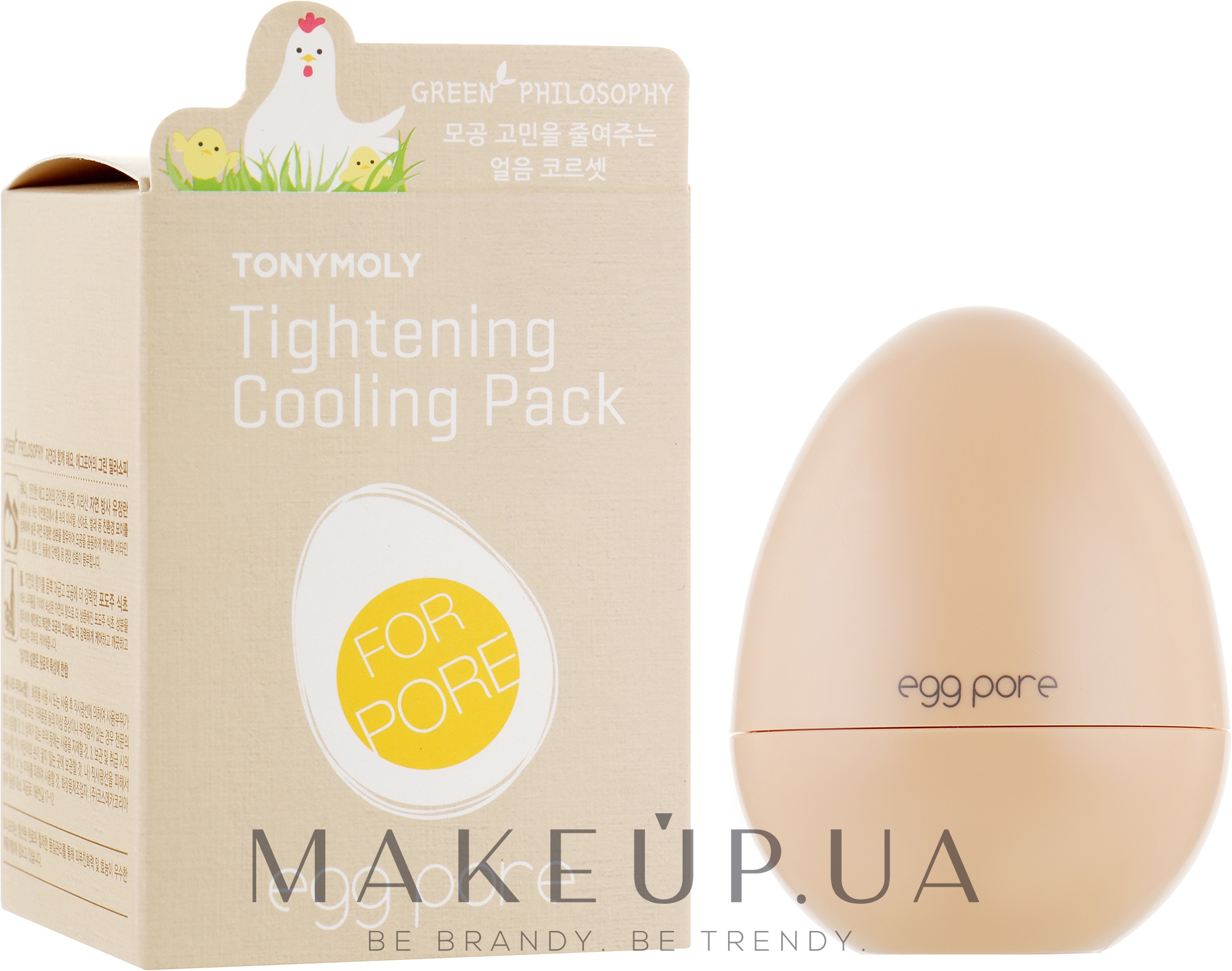 Маска очищающая и сужающая поры - Tony Moly Egg Pore Tightening Cooling Pack — фото 30g