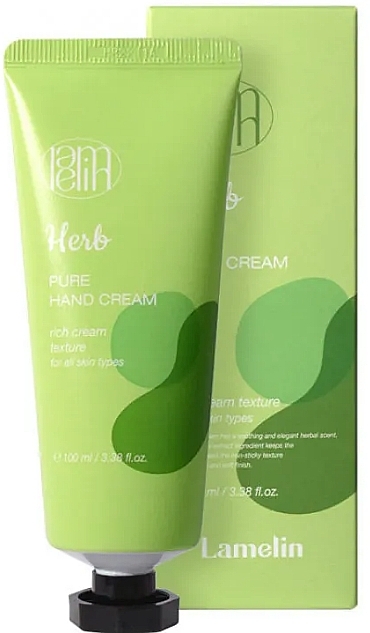 УЦІНКА Крем для рук "Herb" - Lamelin Pure Hand Cream * — фото N1