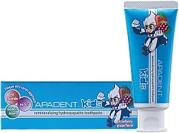 Парфумерія, косметика Дитяча зубна паста - Sangi Apadent Kids Toothpaste Strawberry Grape Flavor