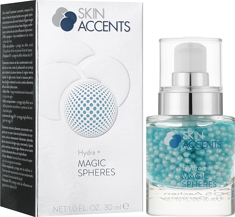 Сыворотка с жемчужинами "Увлажнение+" - Inspira:cosmetics Skin Accents Hydra+ Magic Spheres — фото N2
