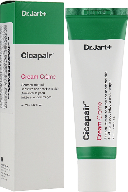 Регенерирующий крем-антистресс - Dr. Jart+ Cicapair Derma Green Solution Cream — фото N2