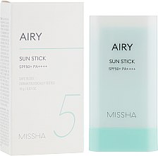 Духи, Парфюмерия, косметика Солнцезащитный стик - Missha Safe Block Airy Sun Stick SPF 50+ / PA++++