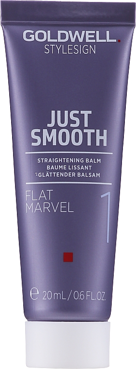 Выпрямляющий бальзам для волос - Goldwell Just Smooth Straightening Balm Flat Marvel 1