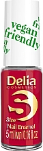 Лак для ногтей - Delia Cosmetics S-Size Vegan Friendly Nail Enamel — фото N1