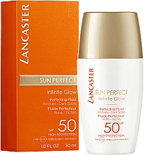 Солнцезащитный флюид для сияния кожи лица - Lancaster Sun Perfect Perfecting Fluid SPF 50 — фото N2
