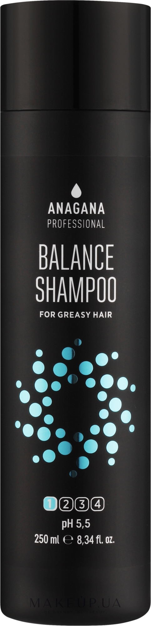 Шампунь "Баланс" для жирного волосся - Anagana Professional Balance Shampoo For Greasy Hair — фото 250ml