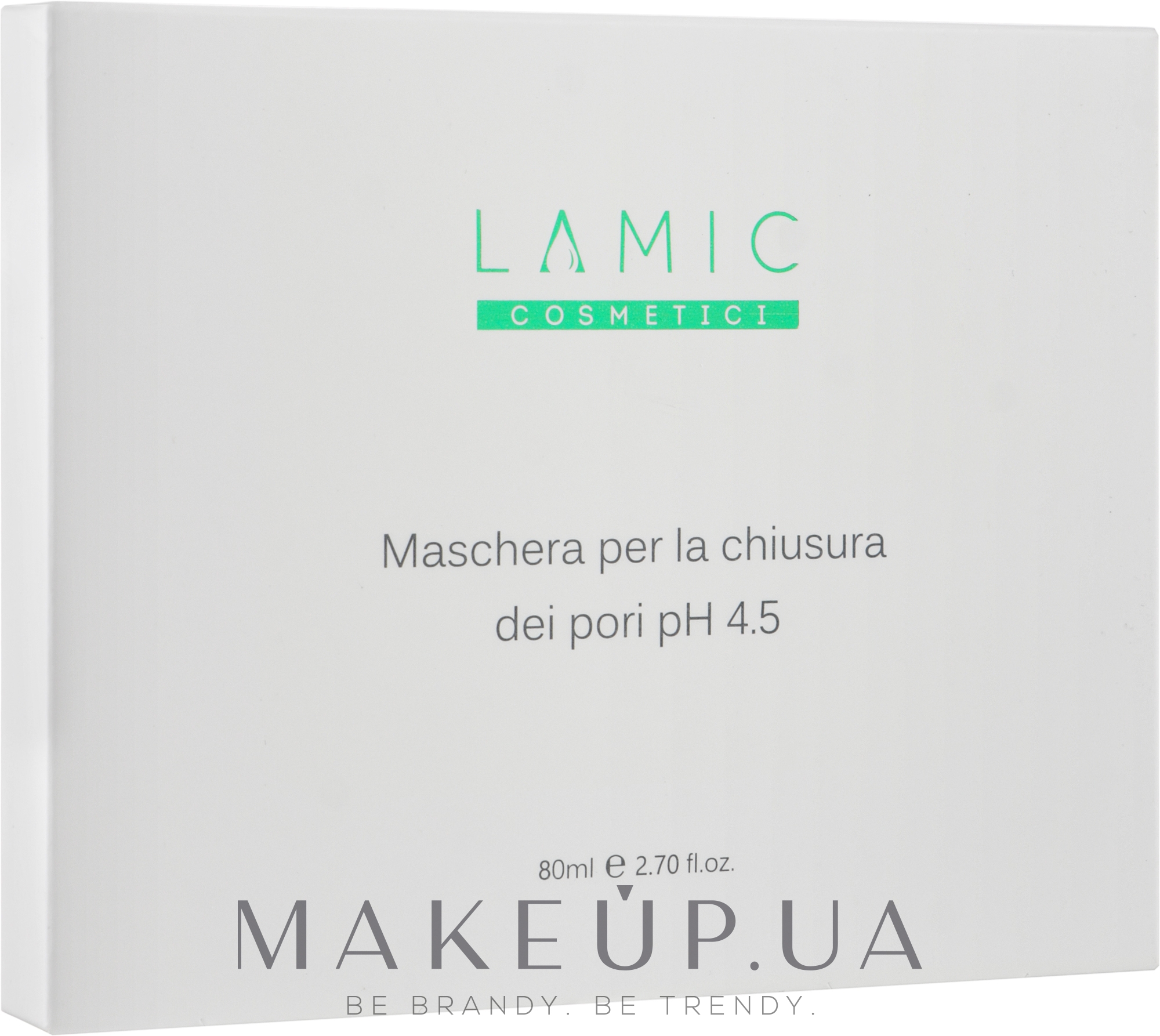Маска для закриття пор - Lamic Cosmetici Maschera Per La Chiusura Dei Pori Ph 4.5 — фото 80ml