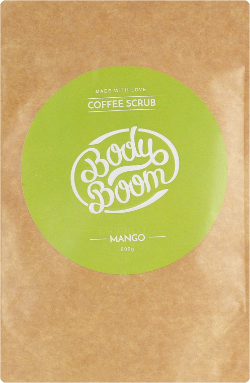 Кавовий скраб, манго - Body Boom Coffee Scrub Mango — фото N5