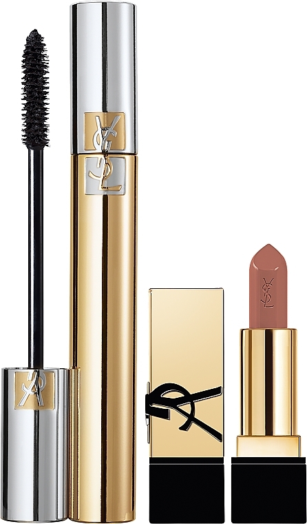 Набор для макияжа - Yves Saint Laurent (mascara/7.5 ml + lipstick/1.2 g) — фото N1