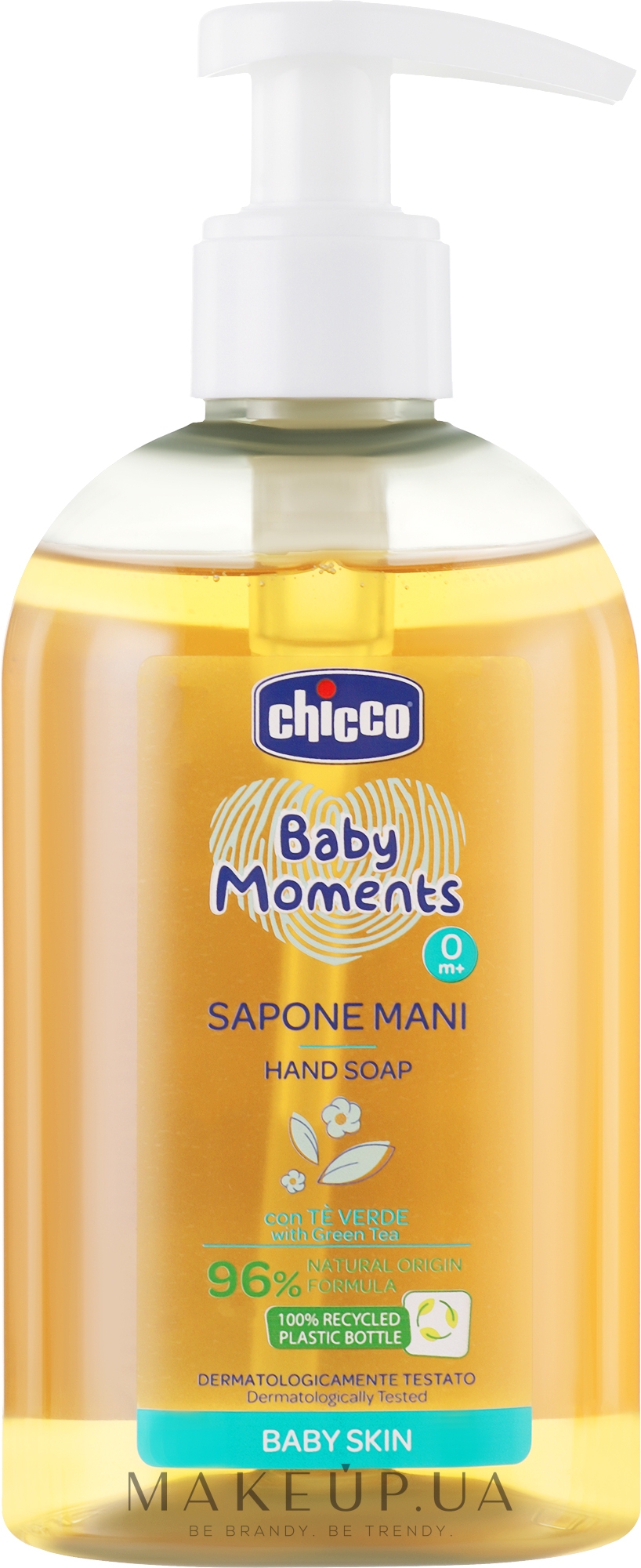 Дитяче рідке мило для рук - Chicco Baby Moments — фото 250ml