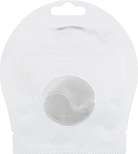 ПОДАРУНОК! Гідрогелеві патчі для очей, срібні - Kocostar Princess Eye Patch Silver — фото N1