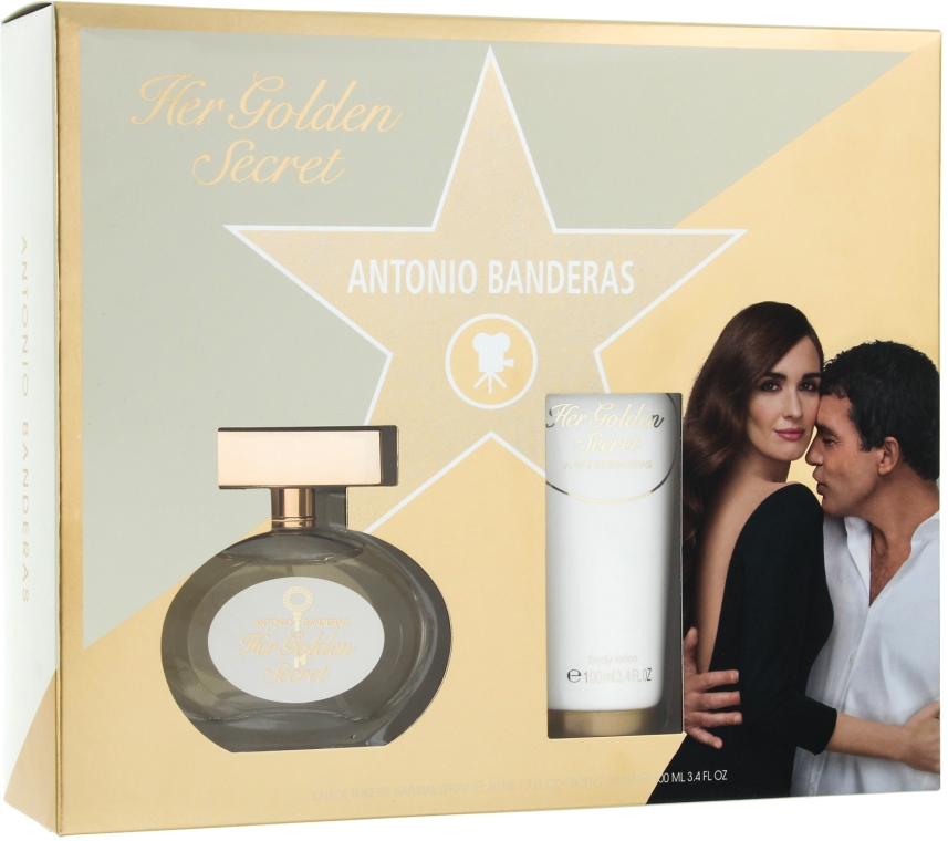 Antonio Banderas Her Golden Secret - Набор (edt 50ml + b/lot 100ml)