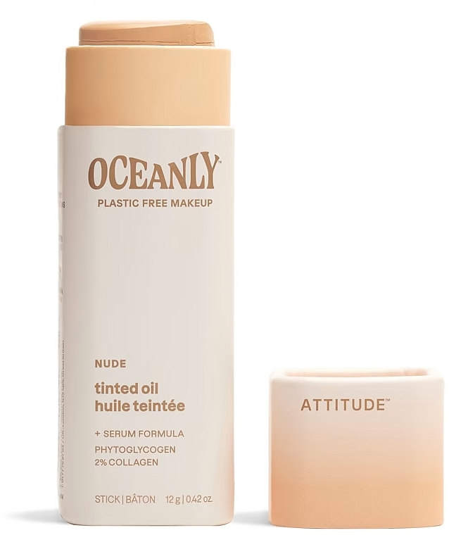 Тонирующая масляная сыворотка - Attitude Oceanly Tinted Oil — фото N1