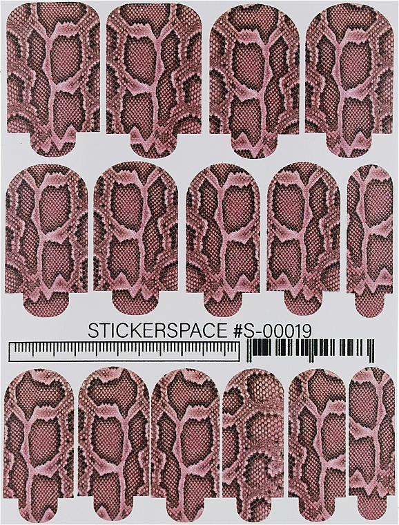 Дизайнерские наклейки для ногтей "Wraps S-00019" - StickersSpace — фото N1