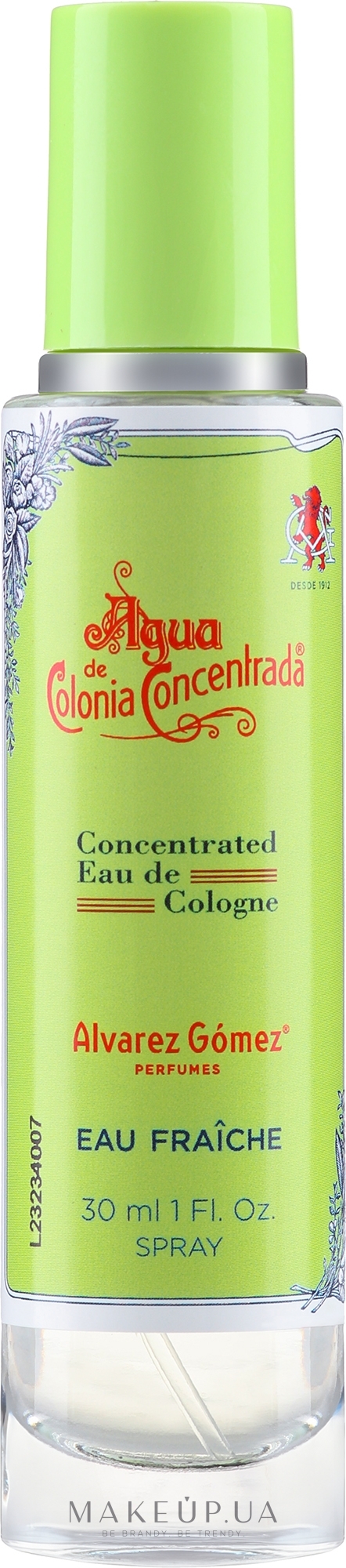 Alvarez Gomez Agua de Colonia Concentrada Eau Fraiche - Одеколон — фото 30ml