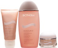 Парфумерія, косметика Набір - Biotherm Aquatrio (Cleansing/Foam/50ml + Lotion/125ml + Cream/50ml)