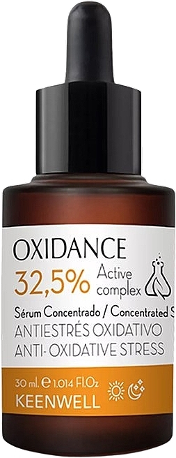 Сыворотка-концентрат з витамином С - Keenwell Oxidance Active Complex Anti-Oxidative Stress Concentrated Serum 32.5% Active Complex — фото N1