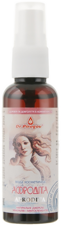 Косметична вода "Afrodita" - Dr. Pirogov — фото N1