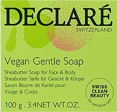 Духи, Парфюмерия, косметика Мягкое мыло для лица и тела - Declare Vegan Gentle Soap