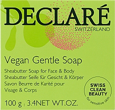 Мягкое мыло для лица и тела - Declare Vegan Gentle Soap — фото N1