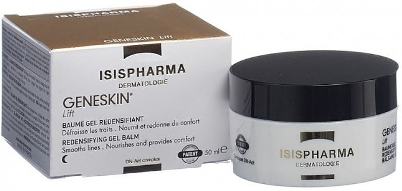 Зміцнювальний гель-бальзам для нічного догляду за шкірою - Isispharma Geneskin Lift Redensifying Gel Balm — фото N1